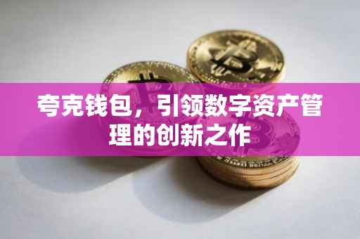 夸克钱包，引领数字资产管理的创新之作