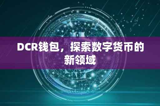 DCR钱包，探索数字货币的新领域