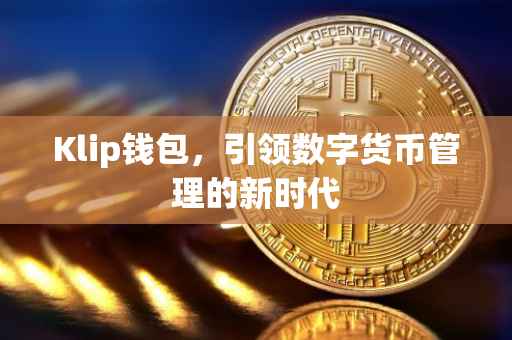 Klip钱包，引领数字货币管理的新时代