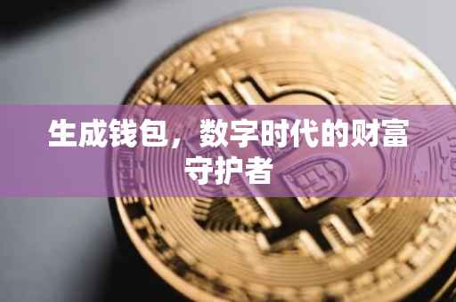 生成钱包，数字时代的财富守护者