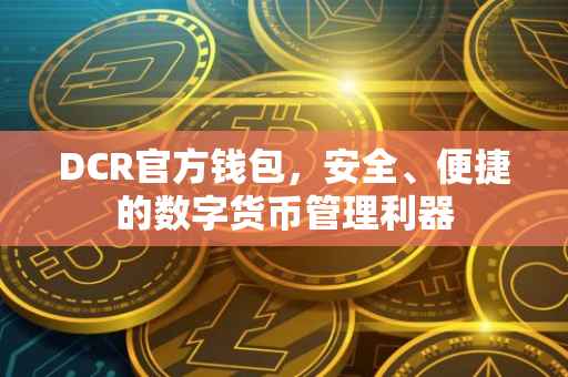 DCR官方钱包，安全、便捷的数字货币管理利器