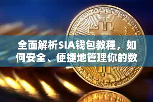 全面解析SIA钱包教程，如何安全、便捷地管理你的数字资产