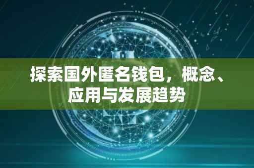 探索国外匿名钱包，概念、应用与发展趋势