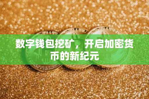 数字钱包挖矿，开启加密货币的新纪元