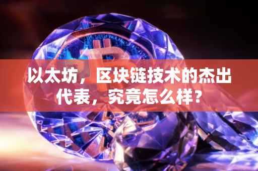以太坊，区块链技术的杰出代表，究竟怎么样？