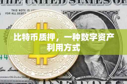 比特币质押，一种数字资产利用方式