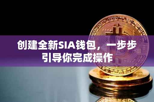 创建全新SIA钱包，一步步引导你完成操作