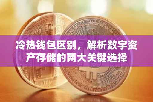 冷热钱包区别，解析数字资产存储的两大关键选择