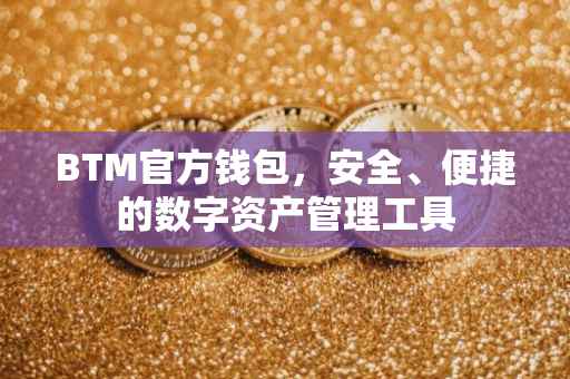 BTM官方钱包，安全、便捷的数字资产管理工具
