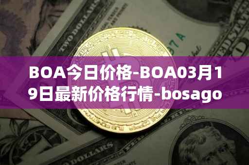 BOA今日价格-BOA03月19日最新价格行情-bosagora最新走势消息