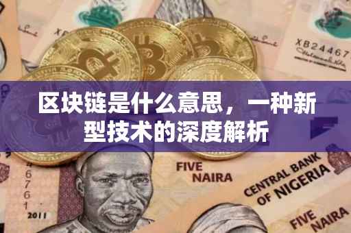 区块链是什么意思，一种新型技术的深度解析