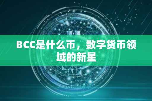 BCC是什么币，数字货币领域的新星