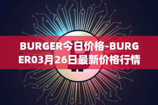 BURGER今日价格-BURGER03月26日最新价格行情-burger-swap最新走势消息