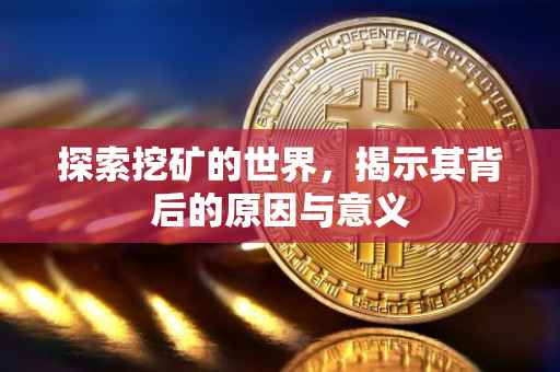 探索挖矿的世界，揭示其背后的原因与意义