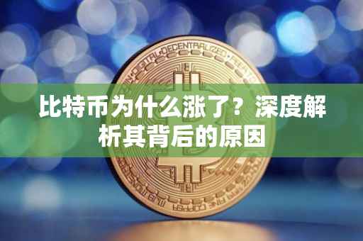 比特币为什么涨了？深度解析其背后的原因