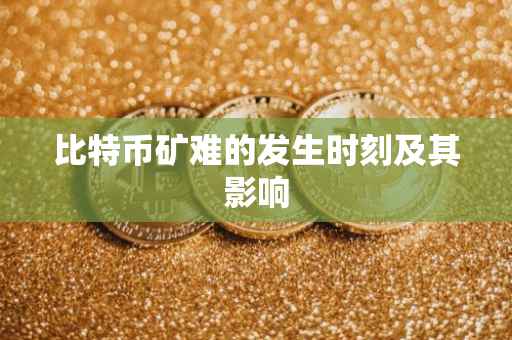 比特币矿难的发生时刻及其影响