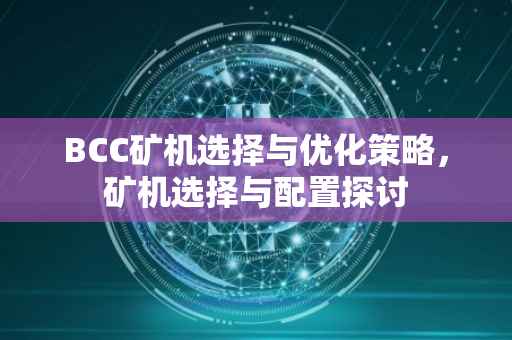 BCC矿机选择与优化策略，矿机选择与配置探讨