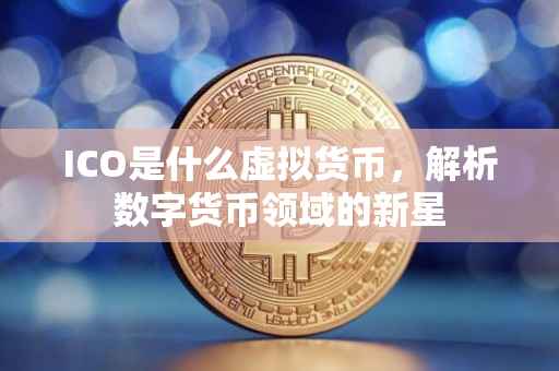 ICO是什么虚拟货币，解析数字货币领域的新星