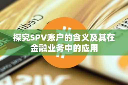 探究SPV账户的含义及其在金融业务中的应用