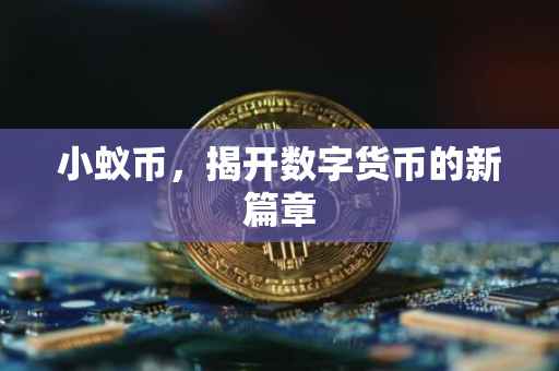 小蚁币，揭开数字货币的新篇章