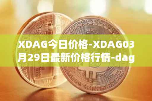 XDAG今日价格-XDAG03月29日最新价格行情-dagger最新走势消息