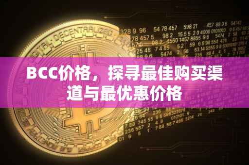 BCC价格，探寻最佳购买渠道与最优惠价格
