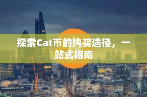 探索Cat币的购买途径，一站式指南