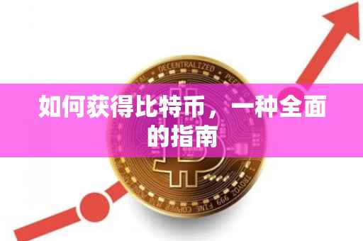 如何获得比特币，一种全面的指南