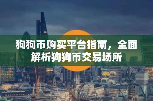 狗狗币购买平台指南，全面解析狗狗币交易场所