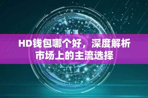 HD钱包哪个好，深度解析市场上的主流选择