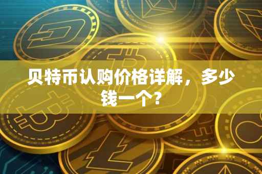 贝特币认购价格详解，多少钱一个？