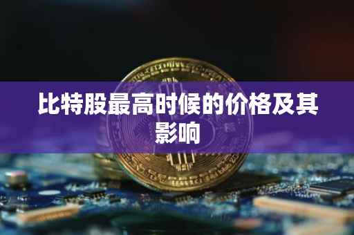 比特股最高时候的价格及其影响