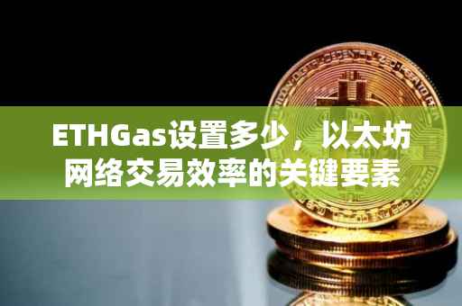 ETHGas设置多少，以太坊网络交易效率的关键要素