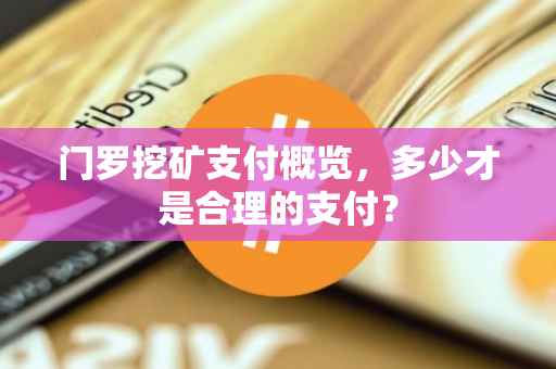 门罗挖矿支付概览，多少才是合理的支付？
