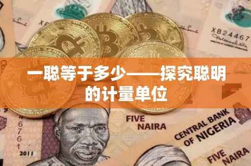 一聪等于多少——探究聪明的计量单位