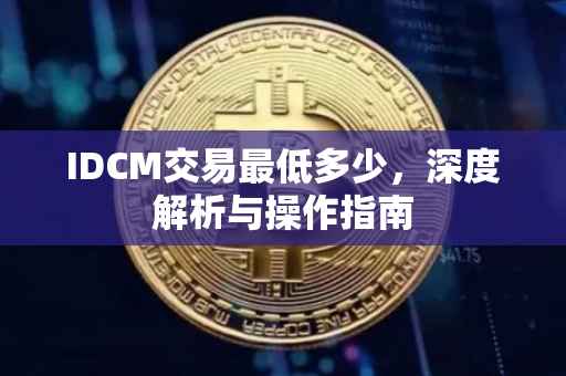 IDCM交易最低多少，深度解析与操作指南
