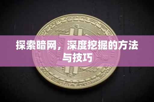 探索暗网，深度挖掘的方法与技巧