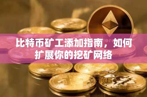 比特币矿工添加指南，如何扩展你的挖矿网络