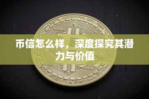 币信怎么样，深度探究其潜力与价值