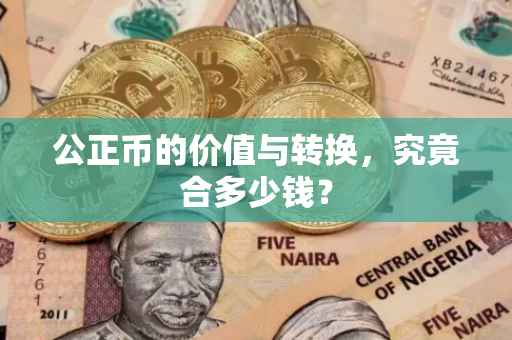公正币的价值与转换，究竟合多少钱？
