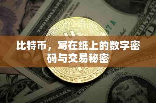 比特币，写在纸上的数字密码与交易秘密