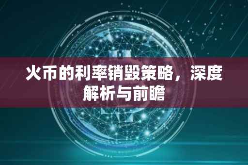 火币的利率销毁策略，深度解析与前瞻