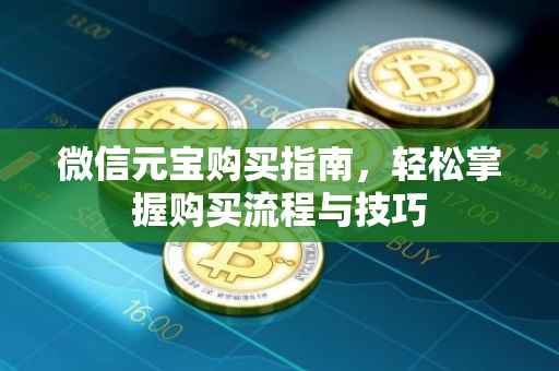 微信元宝购买指南，轻松掌握购买流程与技巧
