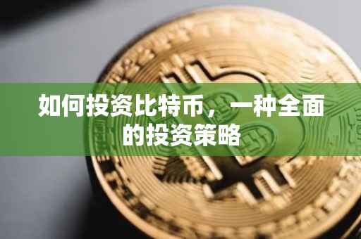 如何投资比特币，一种全面的投资策略