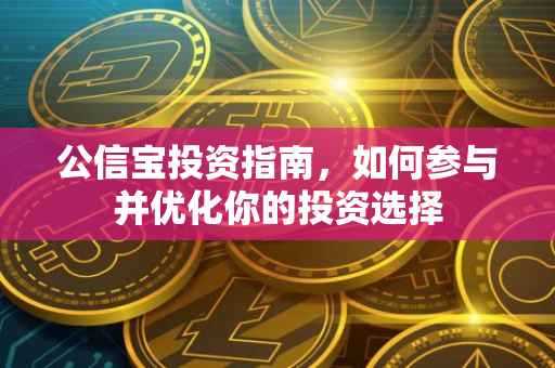 公信宝投资指南，如何参与并优化你的投资选择