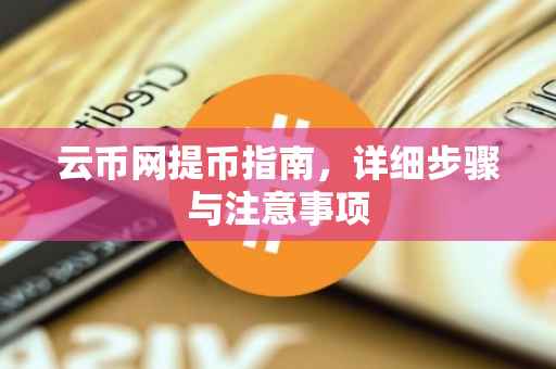 云币网提币指南，详细步骤与注意事项