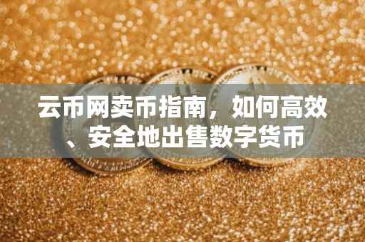 云币网卖币指南，如何高效、安全地出售数字货币