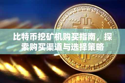 比特币挖矿机购买指南，探索购买渠道与选择策略
