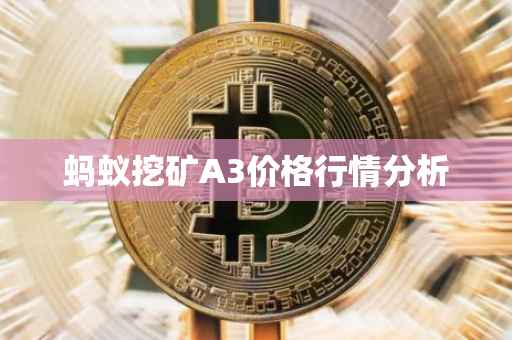 蚂蚁挖矿A3价格行情分析