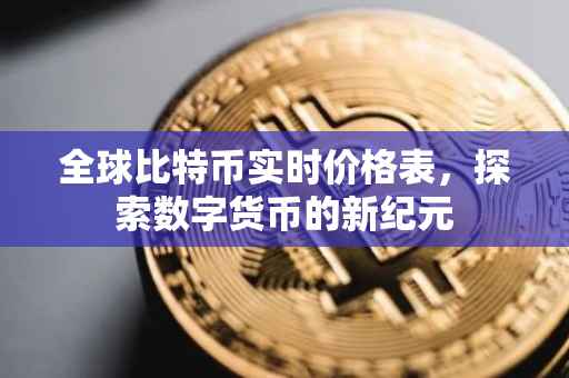 全球比特币实时价格表，探索数字货币的新纪元